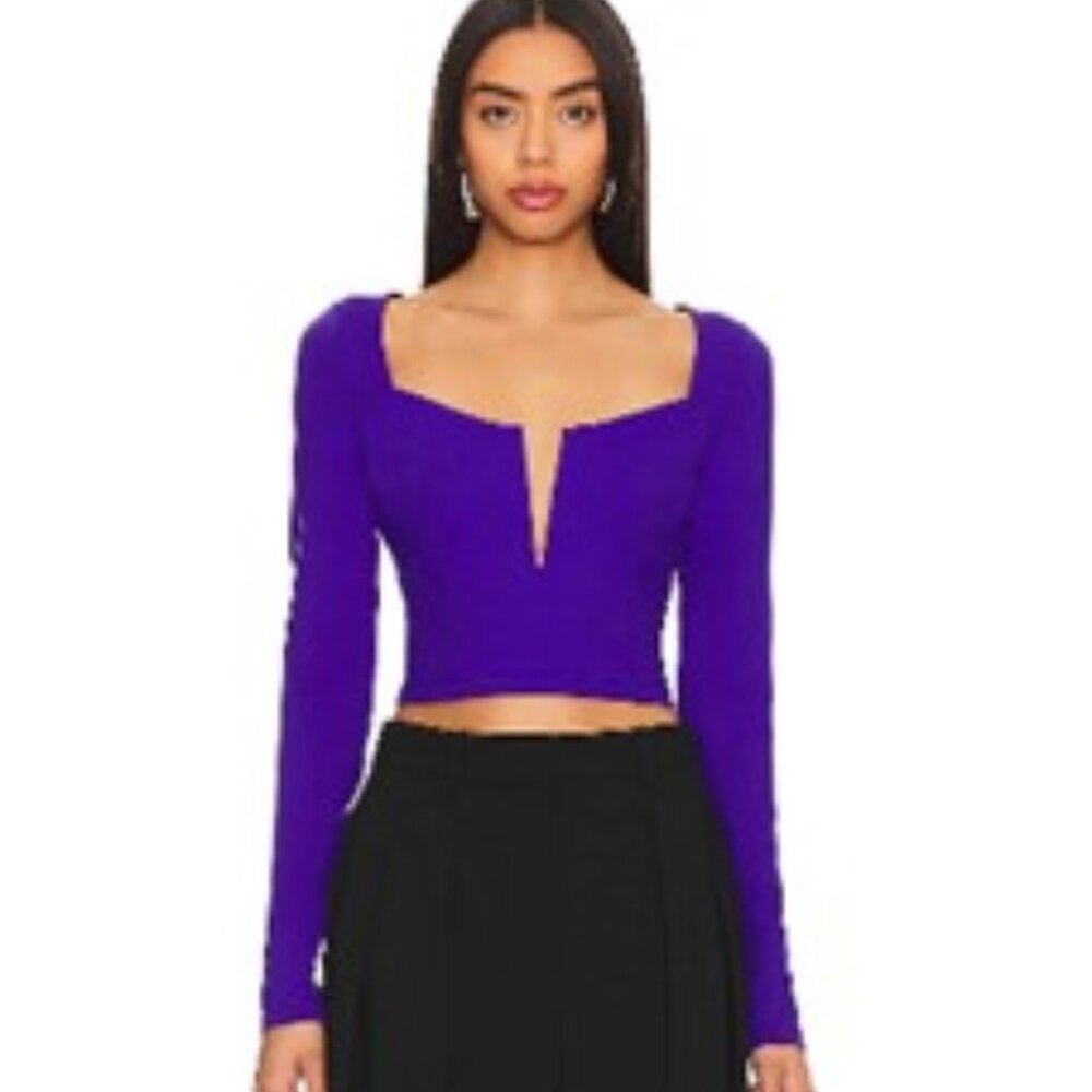 Corset Long Sleeve Top